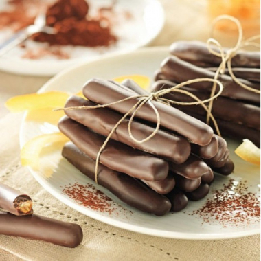 Orangettes au chocolat noir 